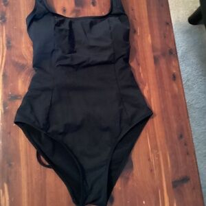Black One Piece Swimsuit